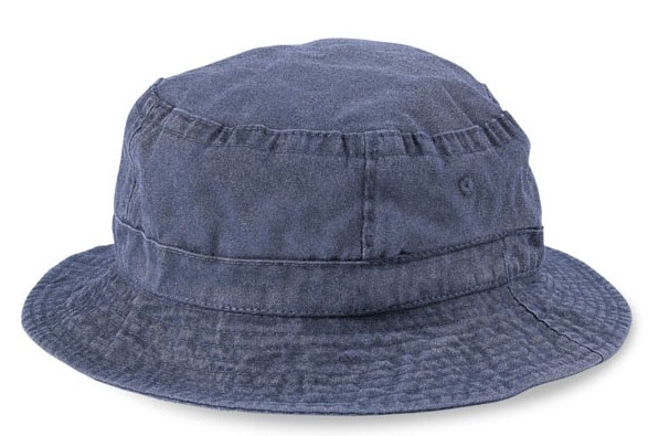 washed cotton bucket hat