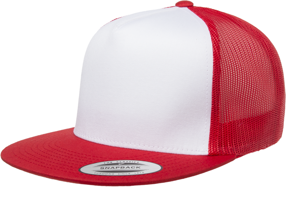 red hat with white front