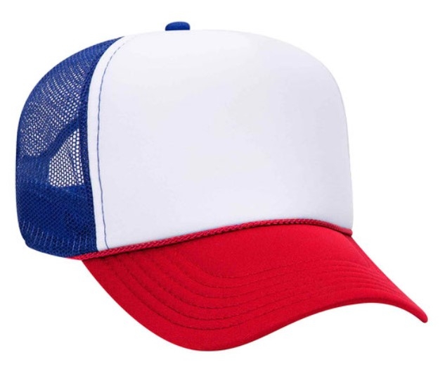Otto Caps: Budget Foam 5-Panel Back Pro Wholesale Hats Snapback Style Mesh 