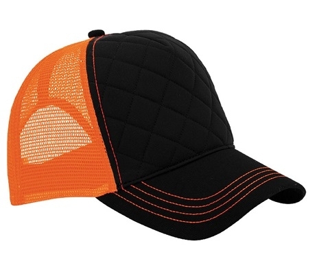 Neon Trucker Black Twill Hat