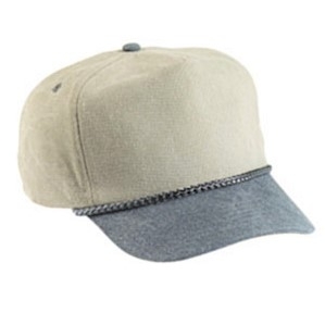 Cobra-Stone Washed Denim Bucket Hat