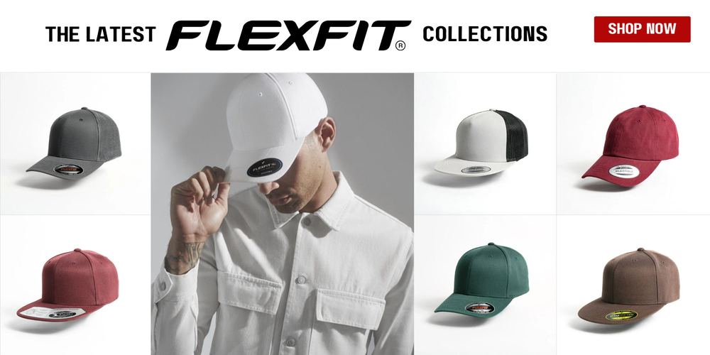 Guy wear a White Flexfit Hat Touching the Visor