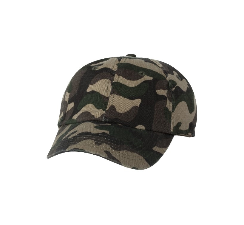 Sportsman Caps: Camo Cap Bio Washed Twill | Wholesale Blank Caps & Hats