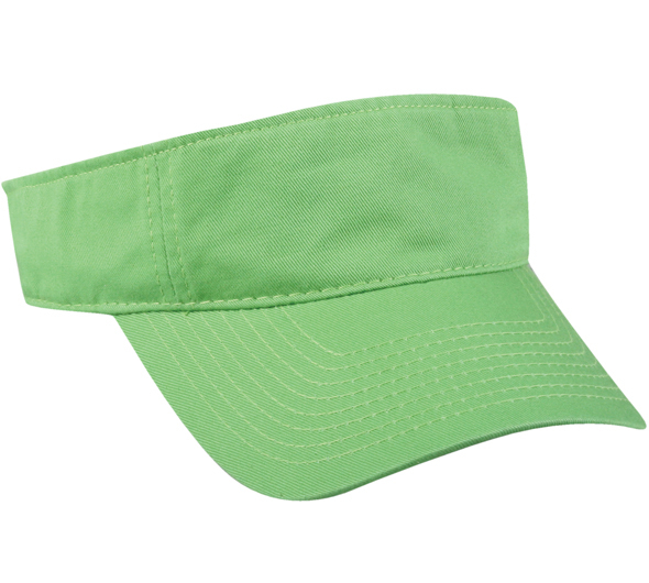 Outdoor Cotton Twill Adjustable Velcro Closure Visor (ADULT & YOUTH ...