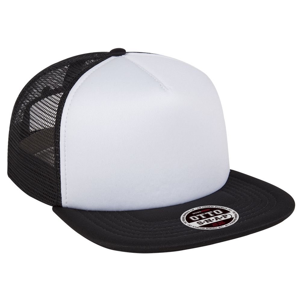 Otto Caps: Wholesale 5-Panel Poly Foam Snapback Hat - CapWholesalers