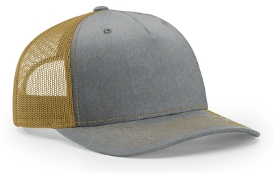 Richardson Trucker Twill Mesh Snapback (5 panel) at Wholesale Pricing