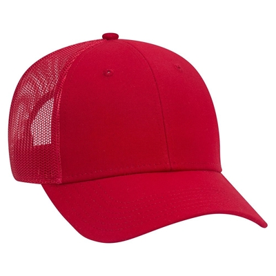 Cotton Canvas Mesh Back Low Profile | Wholesale Blank Caps & Hats