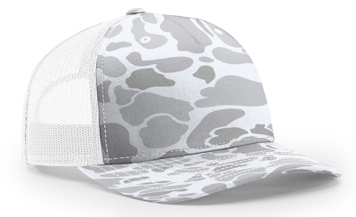 Richardson Printed Five Panel Trucker Hat | Wholesale Trucker Mesh Hats