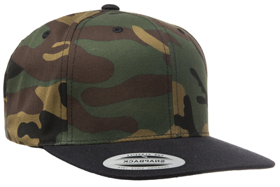 Yupoong Caps: Yupoong Flexfit Camo Flat Bill Style Snapback Hat ...