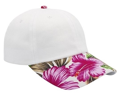 Mega 6 Panel Relaxed Floral Print Bill copy Wholesale Relaxed Dads Hats