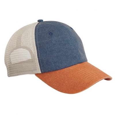 Cobra Caps: 6-Panel Brushed Cotton Sandwich Cap