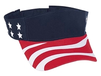 Image Cobra-Budget Caps USA Flag Visor