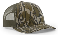 Image Richardson Trucker Camo Pattern Twill Trucker Mesh