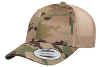 Image Yupoong Multicam Camo Retro Trucker Cap