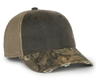 Image Outdoor Frayed Camo Mesh Back