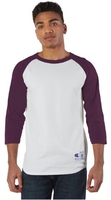 Image T1397 Champion Adult 5.2 oz. Raglan T-Shirt