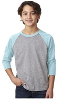 Image Next Level Youth CVC 3/4-Sleeve Raglan