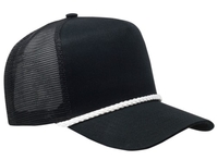 Image Cobra-5-Panel Classic Twill Mesh Back Golf Cap w/Braid