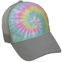 Image Kati - Colortone Tie Dye 5 Panel Seamless Front Structured Mesh