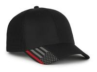 Image Outdoor Service Stripe with USA Flag Performance Cap