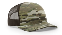 Image Richardson Printed Tactical  No Top Button Trucker Hat