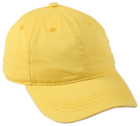 Garment Washed Unstructured Twill Gold Cap w/Piper Cub Logo